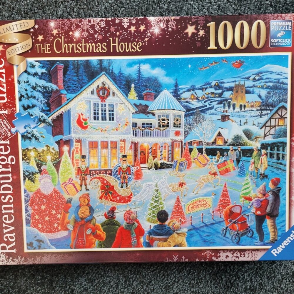 Ravensburger The Christmas House 1000pc jigsaw puzzle